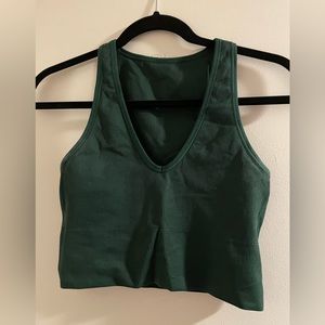 Athleta crop rib tank